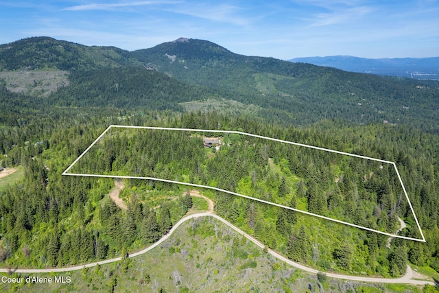 17378 N Freddi Rd, Rathdrum, ID 83858 - mountain view featuring a heavily wooded area