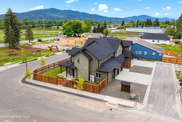 1674 Onyx Ct, Sandpoint, ID 83864 - aerial view of residential area with mountains