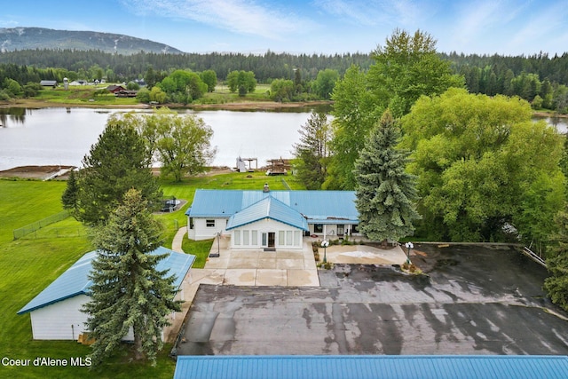 291 Comeback Bay Ln, Sagle, ID 83860 - view of subject property featuring a heavily wooded area and a nearby body of water