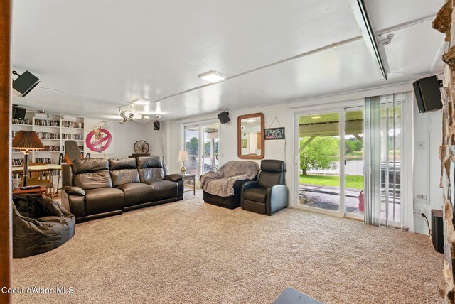 291 Comeback Bay Ln, Sagle, ID 83860 - view of carpeted living area