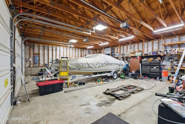 291 Comeback Bay Ln, Sagle, ID 83860 - garage featuring a garage door opener