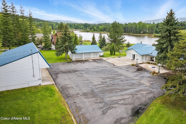 291 Comeback Bay Ln, Sagle, ID 83860 - drone / aerial view of a nearby body of water and a forest