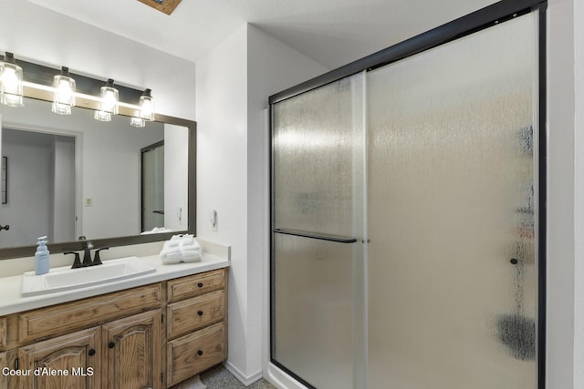 7104 W Kidd Island Rd, Coeur Dalene, ID 83814 - bathroom featuring a shower stall and vanity