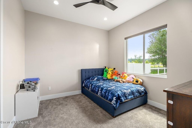 1831 E Dalton Ave, Dalton Gardens, ID 83815 - bedroom featuring multiple windows, carpet, baseboards, and recessed lighting