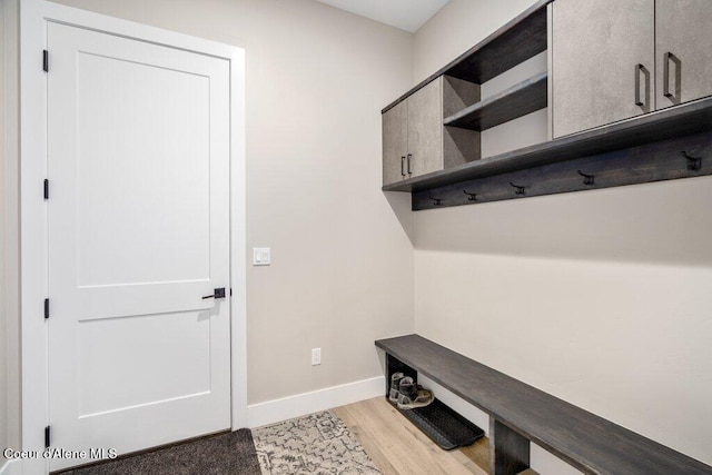 1831 E Dalton Ave, Dalton Gardens, ID 83815 - mudroom featuring baseboards and light wood-style flooring