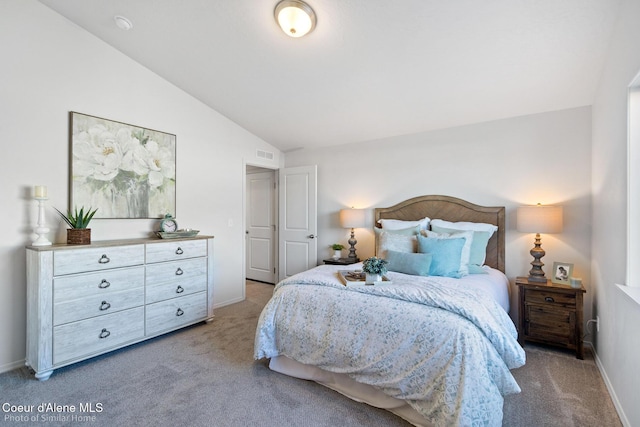13659 N Apex Way, Hayden, ID 83835 - carpeted bedroom with vaulted ceiling and baseboards