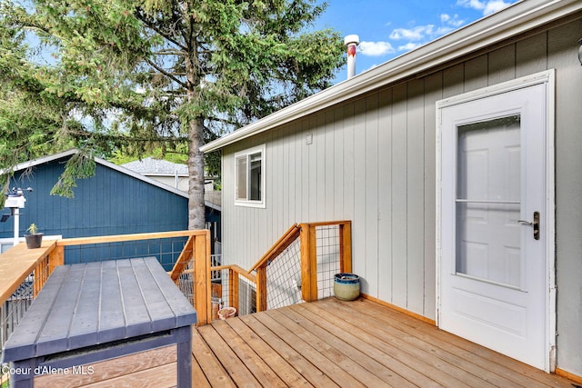 3277 N 10th Pl, Coeur Dalene, ID 83815 - view of wooden terrace