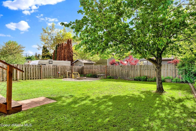 3277 N 10th Pl, Coeur Dalene, ID 83815 - view of yard