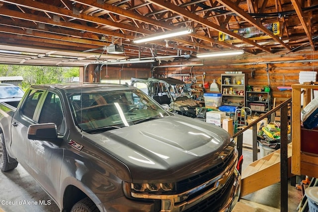 1180 Mountain View Rd, Clark Fork, ID 83811 - garage featuring a garage door opener