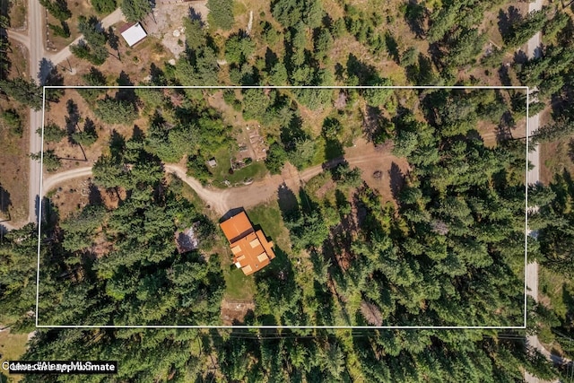 1180 Mountain View Rd, Clark Fork, ID 83811 - map / location with property parcel outlined