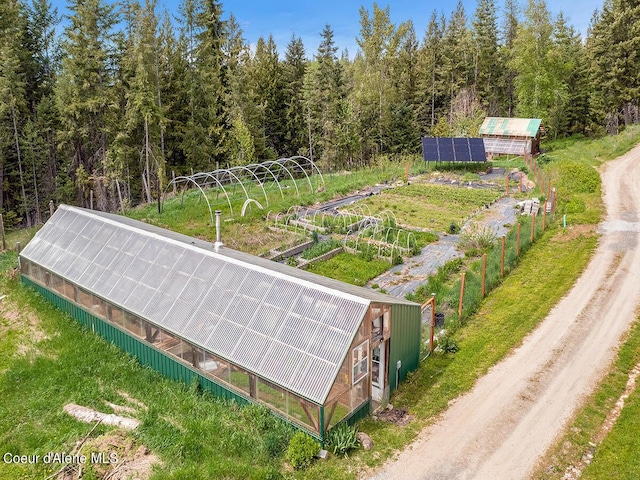 1155 Gold Creek Ridge Rd, Sandpoint, ID 83864 - aerial view of property and surrounding area with a forest
