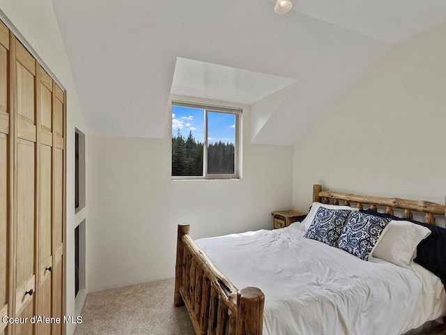 1155 Gold Creek Ridge Rd, Sandpoint, ID 83864 - carpeted bedroom with vaulted ceiling and a closet