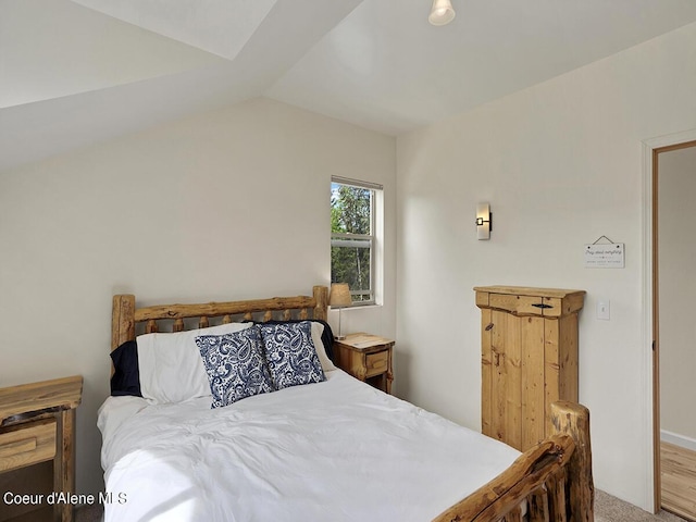 1155 Gold Creek Ridge Rd, Sandpoint, ID 83864 - bedroom with lofted ceiling