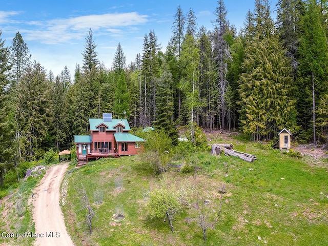 1155 Gold Creek Ridge Rd, Sandpoint, ID 83864 - drone / aerial view of a forest
