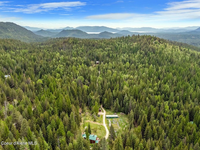 1155 Gold Creek Ridge Rd, Sandpoint, ID 83864 - bird's eye view of a forest and mountains