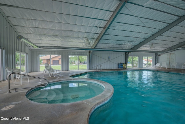 49-C Chardonnay Dr, Blanchard, ID 83804 - view of swimming pool with a pool with connected hot tub
