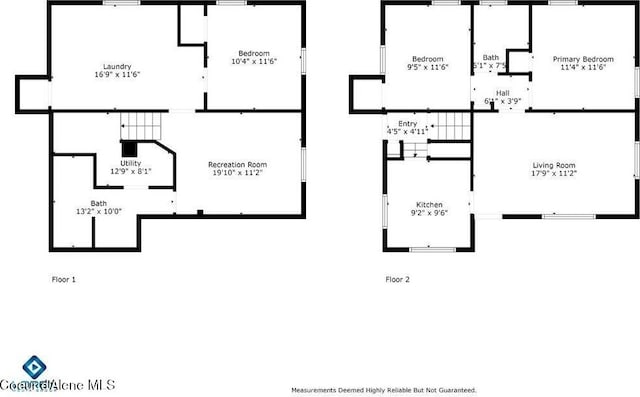 1415 N 2nd St, Coeur Dalene, ID 83814 - room layout
