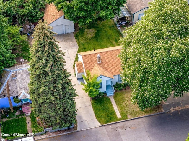 1415 N 2nd St, Coeur Dalene, ID 83814 - view from above of property