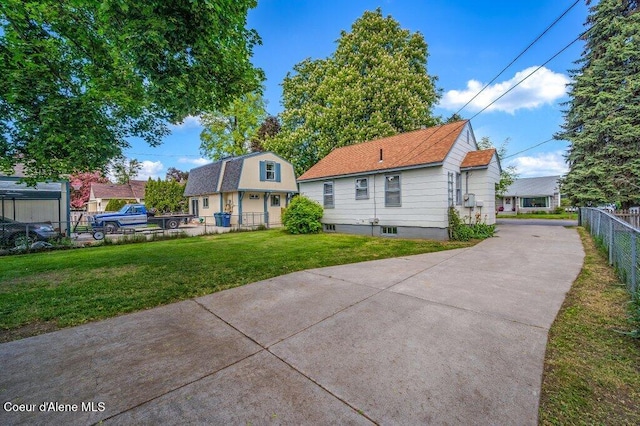 1415 N 2nd St, Coeur Dalene, ID 83814 - back of property with concrete driveway
