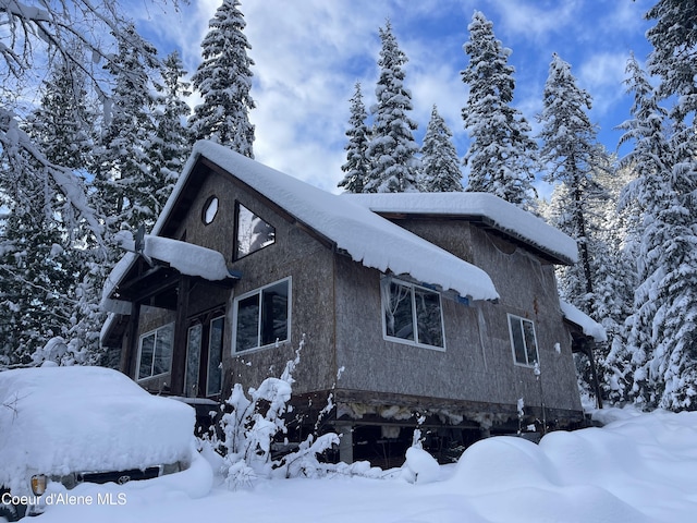 1728 Dry Creek Rd, Clark Fork, ID 83811 - view of snow covered property