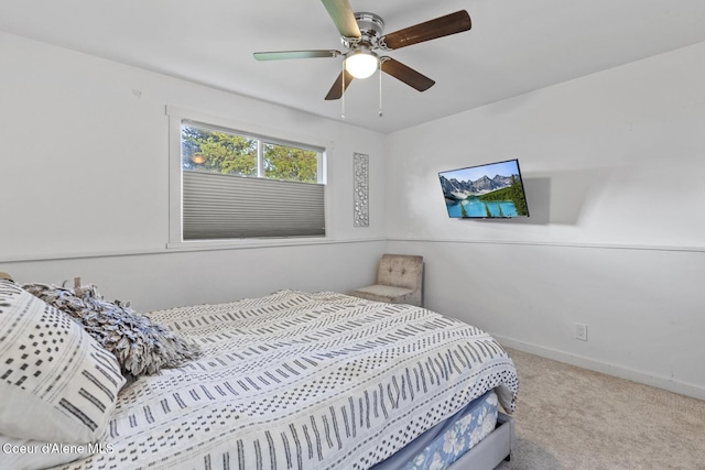 2840 W Masters Dr, Coeur Dalene, ID 83815 - carpeted bedroom with baseboards and ceiling fan