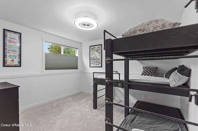 2840 W Masters Dr, Coeur Dalene, ID 83815 - bedroom with carpet floors, a wainscoted wall, and baseboards