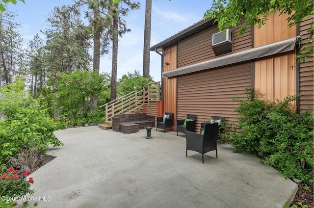 2840 W Masters Dr, Coeur Dalene, ID 83815 - view of patio featuring stairs
