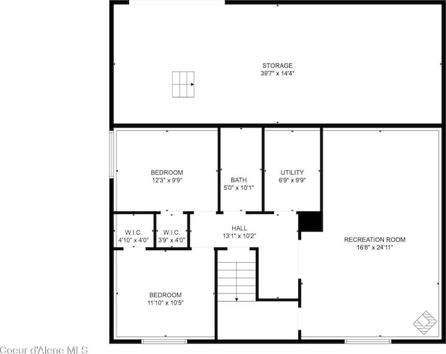2840 W Masters Dr, Coeur Dalene, ID 83815 - home floor plan