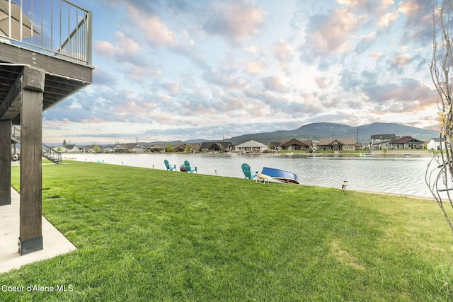 14441 N Pristine Cir, Rathdrum, ID 83858 - water view featuring mountains and nearby suburban area