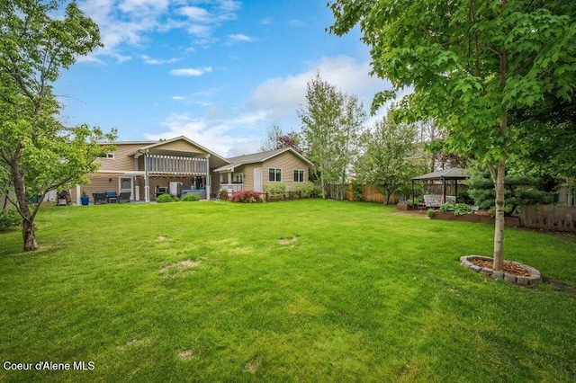 9147 N Entiate Dr, Hayden, ID 83835 - view of yard featuring a gazebo