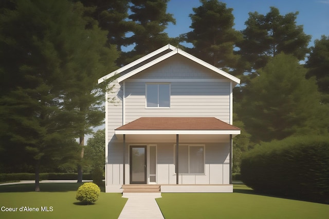 2248 N Syringa St, Post Falls, ID 83854 - contemporary home featuring a porch and board and batten siding