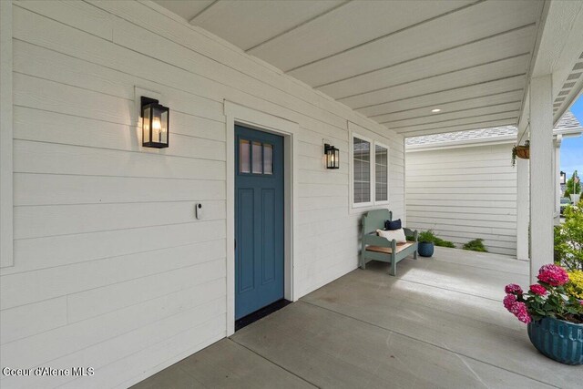 2917 N Bygone Way, Post Falls, ID 83854 - property entrance featuring a porch