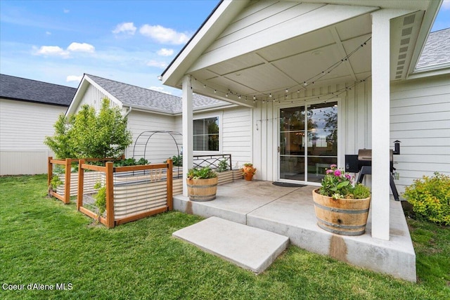 2917 N Bygone Way, Post Falls, ID 83854 - view of patio / terrace featuring a garden