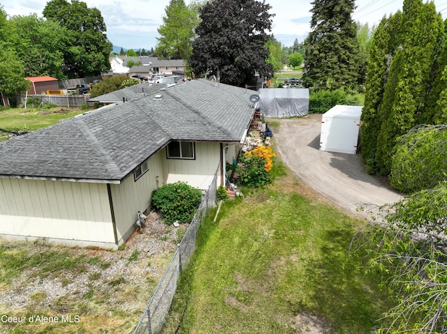 8705 N Ramsey Rd, Hayden, ID 83835 - view of side of property with roof with shingles