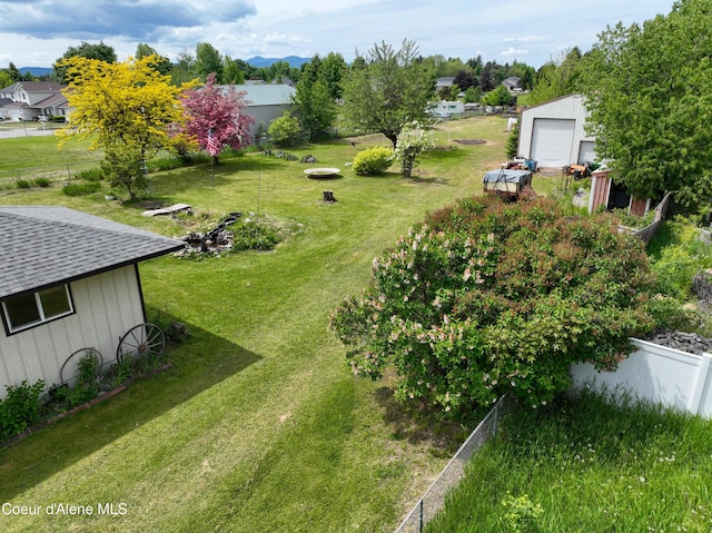 8705 N Ramsey Rd, Hayden, ID 83835 - view of yard with an outdoor structure