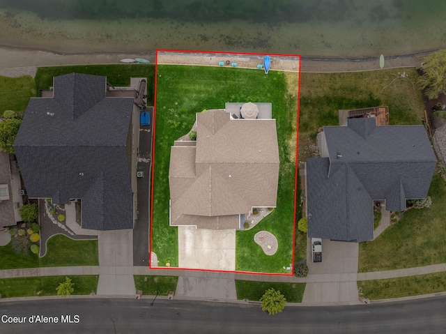14441 N Pristine Cir, Rathdrum, ID 83858 - aerial overview of property's location with property boundaries highlighted