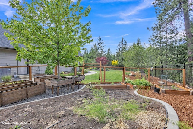 4618 S Scenic Dr, Coeur Dalene, ID 83814 - view of yard featuring a vegetable garden