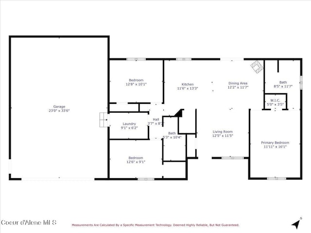 23815 N Rapalla Ct, Athol, ID 83801 - home floor plan