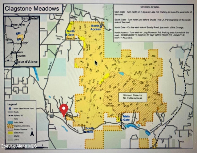 12ACRES Elizabeth Ln, Athol, ID 83801