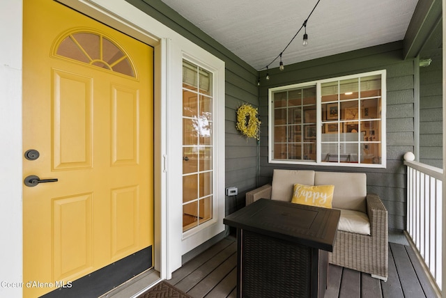 5030 E Frazier Dr, Post Falls, ID 83854 - doorway to property featuring covered porch