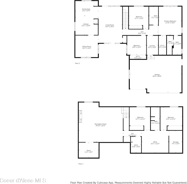 5030 E Frazier Dr, Post Falls, ID 83854 - floor plan / room layout