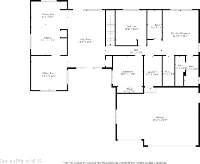 5030 E Frazier Dr, Post Falls, ID 83854 - home floor plan