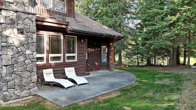 225 Fairway Dr, Priest Lake, ID 83856 - view of patio with a balcony