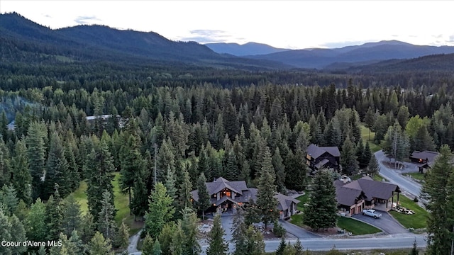 225 Fairway Dr, Priest Lake, ID 83856 - bird's eye view of a forest and mountains