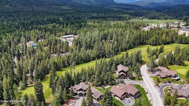 225 Fairway Dr, Priest Lake, ID 83856 - view of property location with a forest and a mountain backdrop