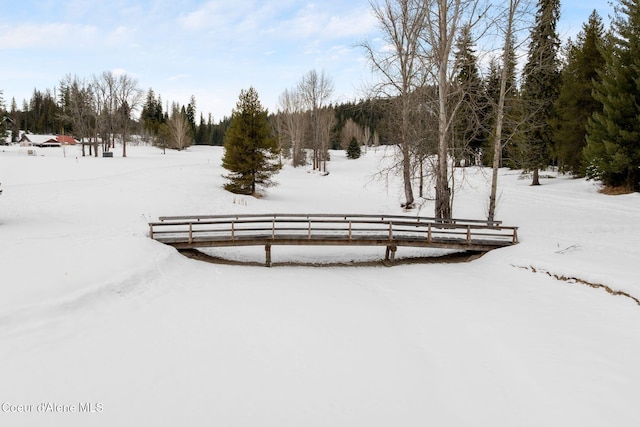 225 Fairway Dr, Priest Lake, ID 83856 - view of yard covered in snow