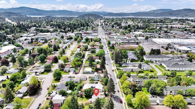 3012 N 4th St, Coeur Dalene, ID 83815 - aerial view of residential area with mountains
