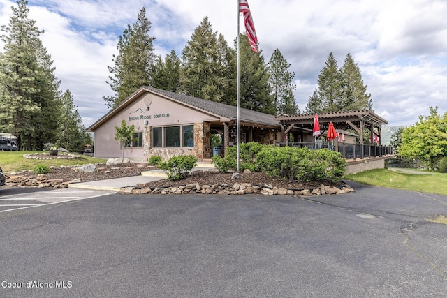 396 Hanaford Rd, Blanchard, ID 83804 - ranch-style home with stucco siding and stone siding