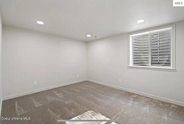 31961 N 3rd Ave, Spirit Lake, ID 83869 - carpeted empty room with baseboards and recessed lighting