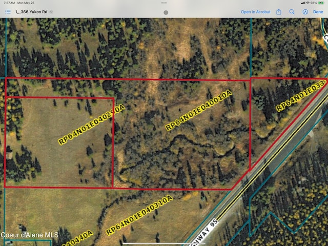 366 Yukon Rd, Bonners Ferry, ID 83805 - map of property location